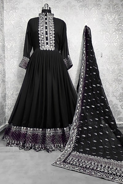 Latest Indian wedding party dresses 2021 Black