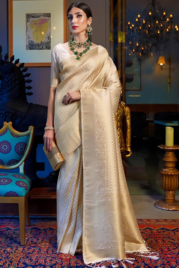 Ethnic Junctions Designer Bold And Beautiful Saree Indian Traditional