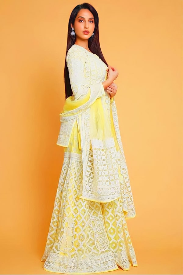 Nora fatehi in Indian dress online Shopping
