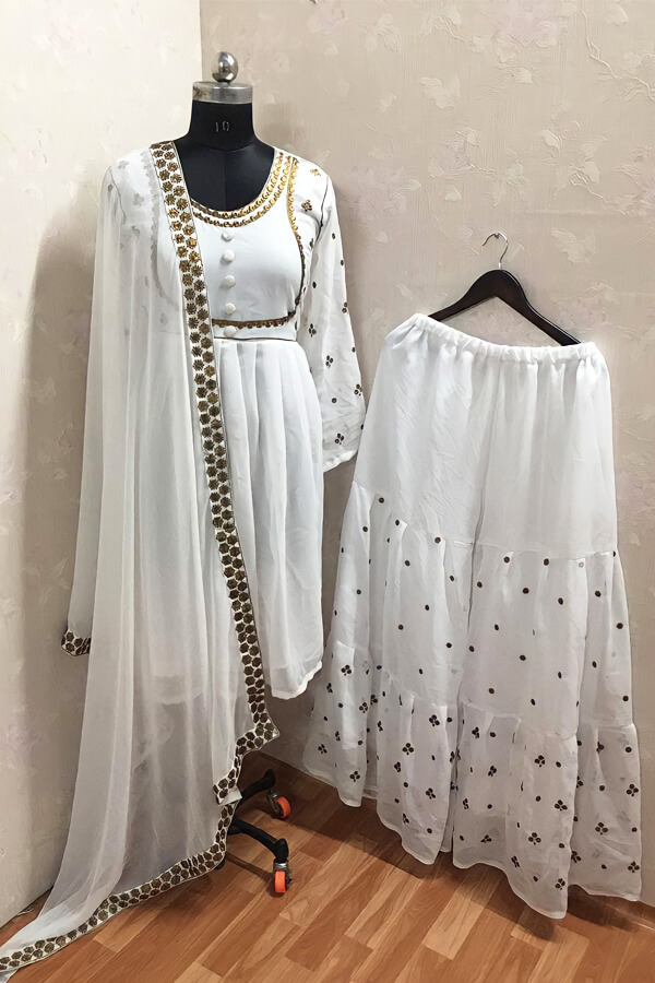 Taapsee pannu white dress Sharara suit buy online