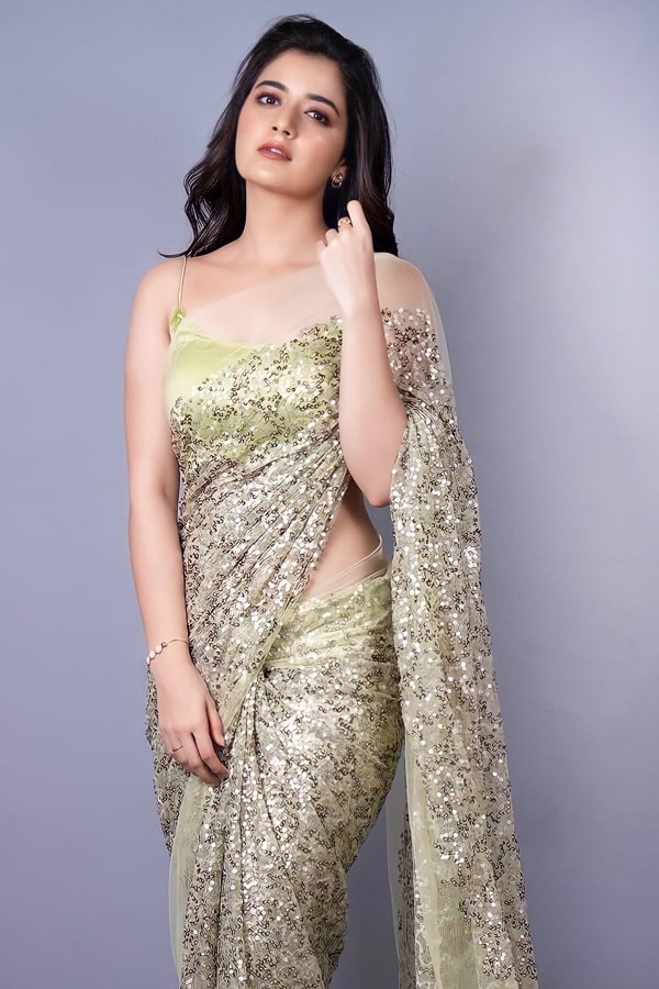 Buy Green Wedding Vichitra Silk Designer Saree Online : 223736 -