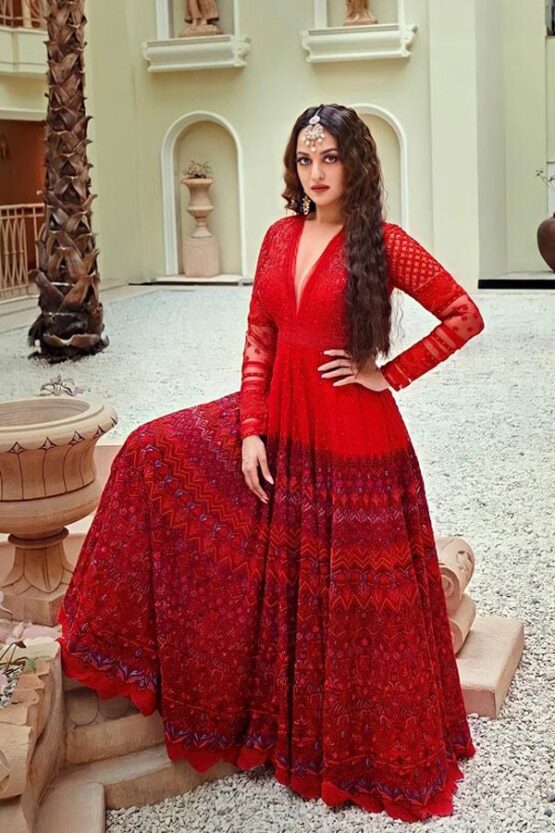 Sonakshi sinha Red gown