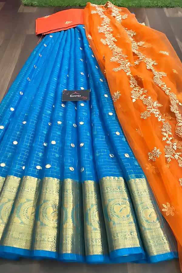 South Indian half saree online Shopping