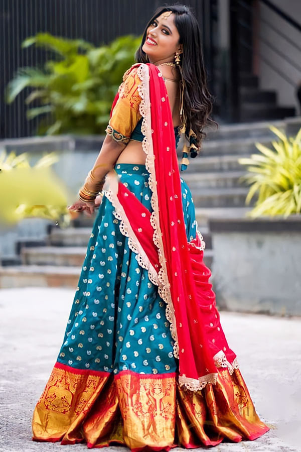 Traditional half saree designs online shopping (2)
