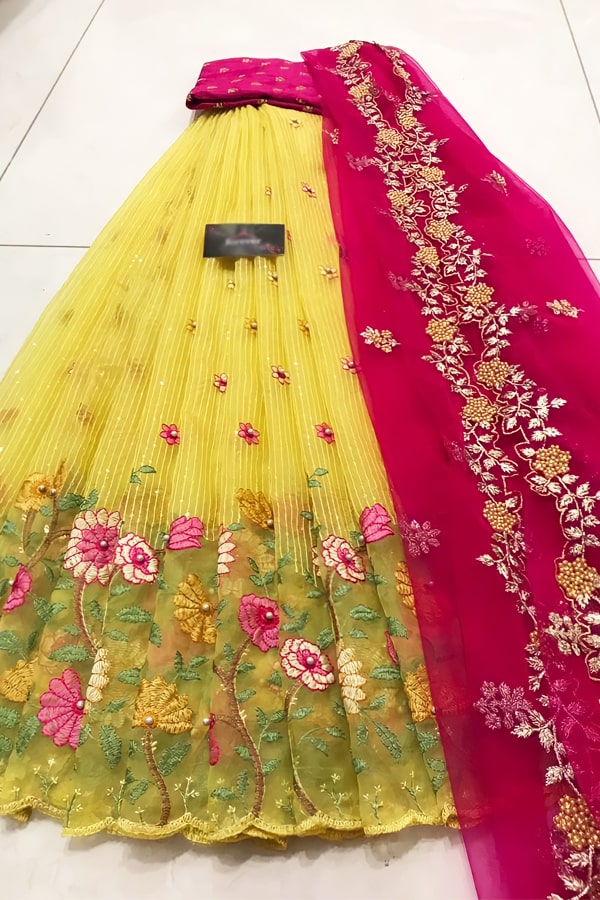 half saree designs