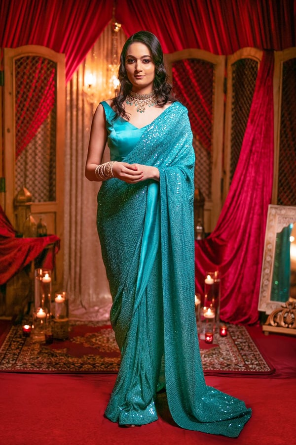New) Latest Saree Designs 2021 Party Wear Rs.1970