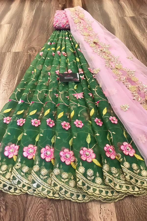 Traditional half saree with price