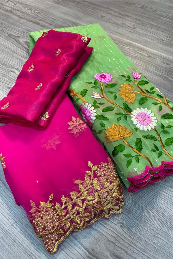 traditional half saree with prices