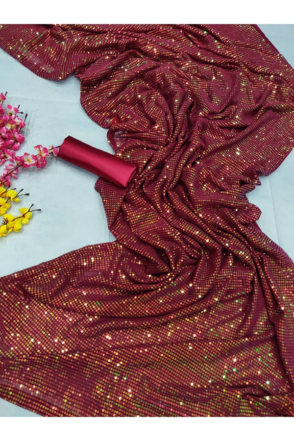 Designer sarees for cocktail party India