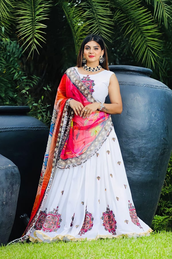 Lemon colour south Indian pattu pavadai Jecquard Lehenga choli for girls  dress | eBay