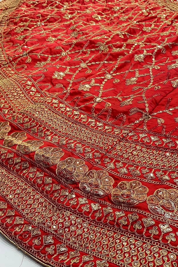Red Color Lehenga For Bride