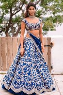 Royal Blue Lehenga For Wedding