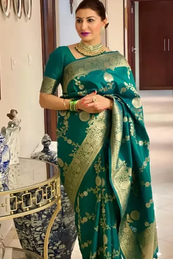 Banarasi Katan Silk Saree For Wedding