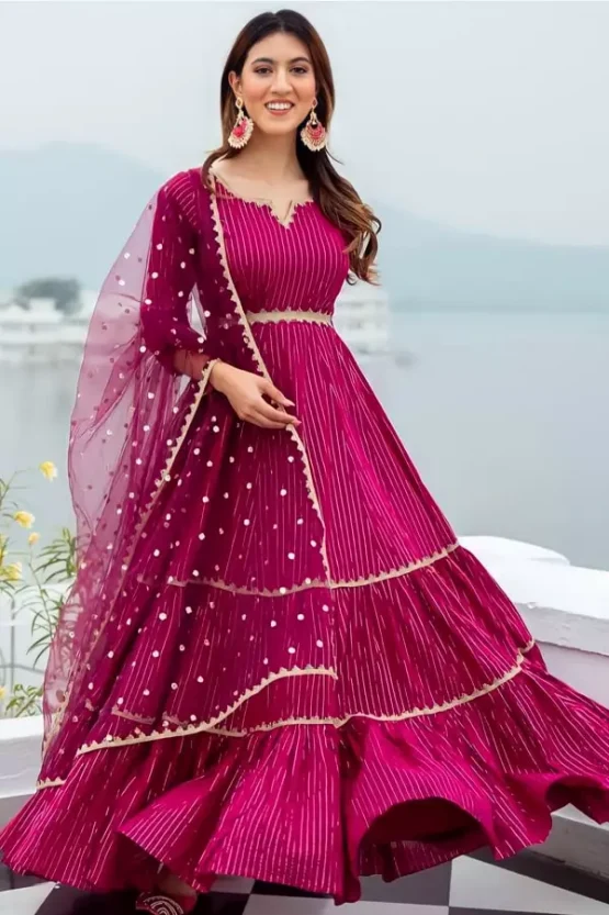 Long Gown For Wedding Reception