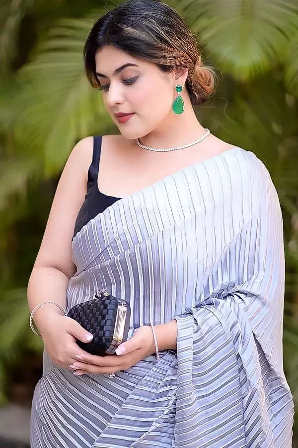 Plain Saree - Indian Casual Wear Plain Saree Online Shopping USA