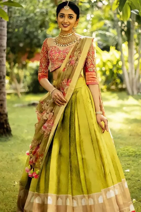 Kanjivaram Silk Saree For Bride