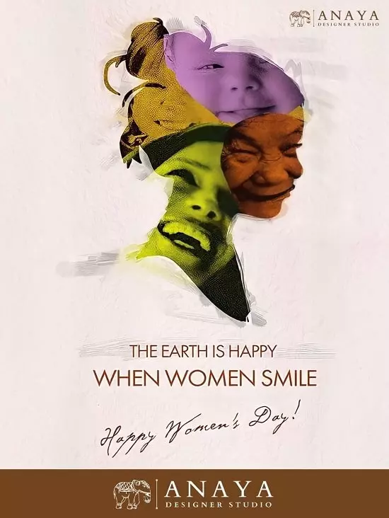 Happy Women's Day By Anaya Designer Studio-min