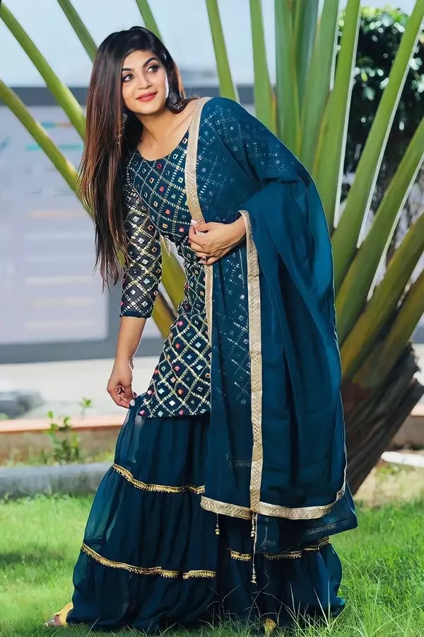 Twinkle Patel Sharara Suit Design For Wedding