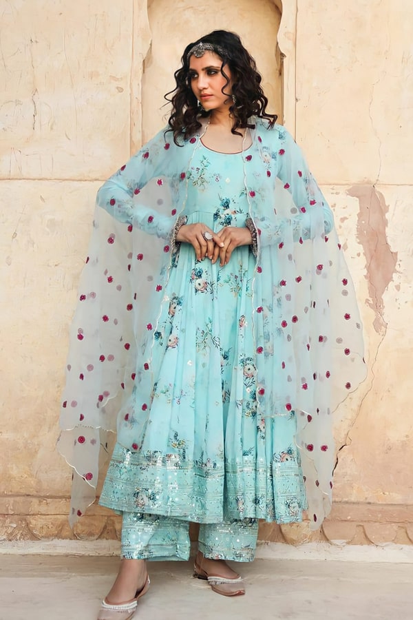 New Anarkali Suit With Dupatta For Women 2022