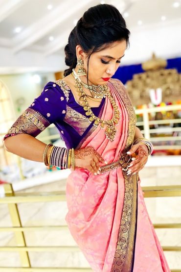 South Indian Special Pure Banarasi Silk Saree For Wedding