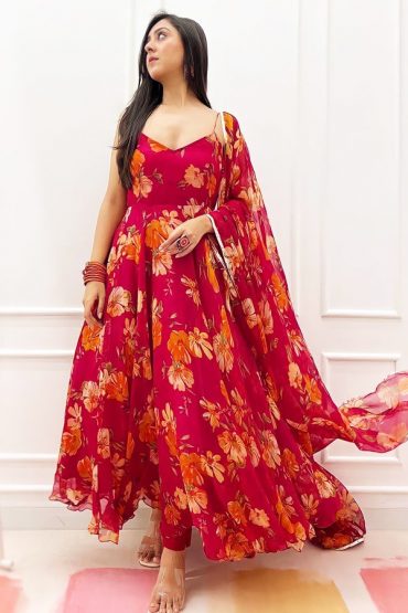 Party Wear Long Gown For Girls