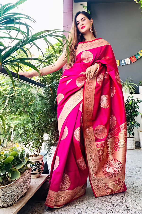 Party Wear Saree For Karwa Chauth