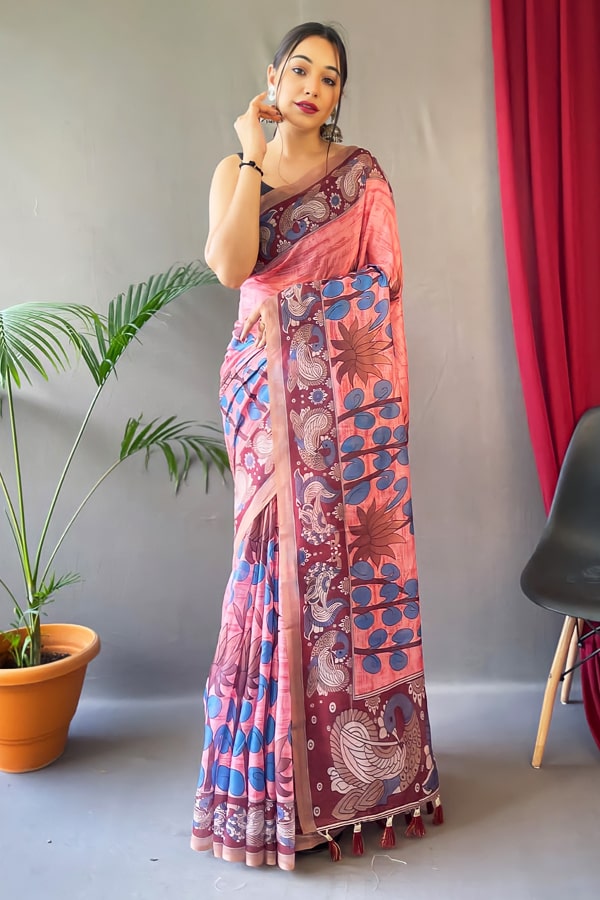 kalamkari cotton sarees online shopping