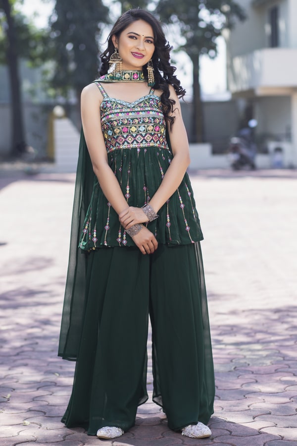 Designer Sharara Dress For Girls