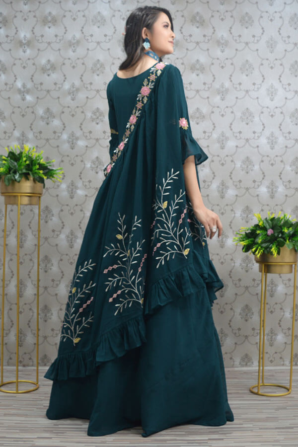 Shrug Style Dress Design Anaya Designer Studio | Sarees, Gowns and Lehenga Choli