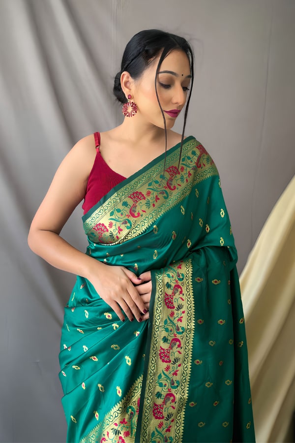 Buy New Branded Paithani silk saree online dvz0003509 | dvanza.com
