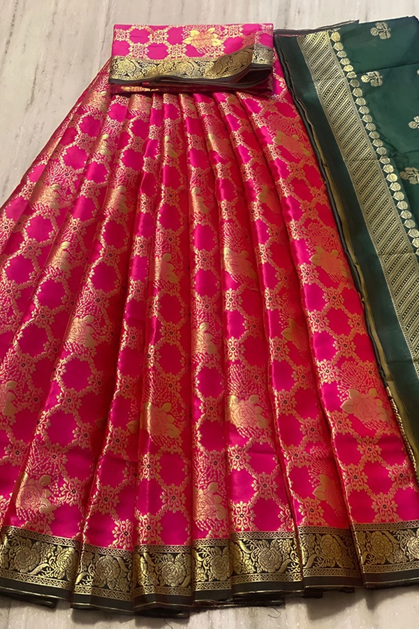 Traditional Half Saree Designs 