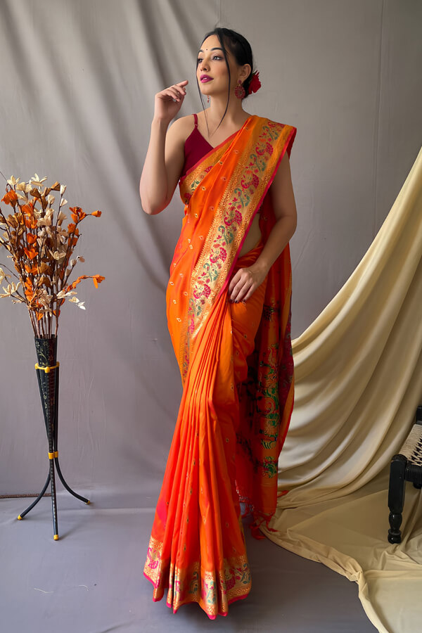 Traditional Peacock Paithani Saree Collection For Women