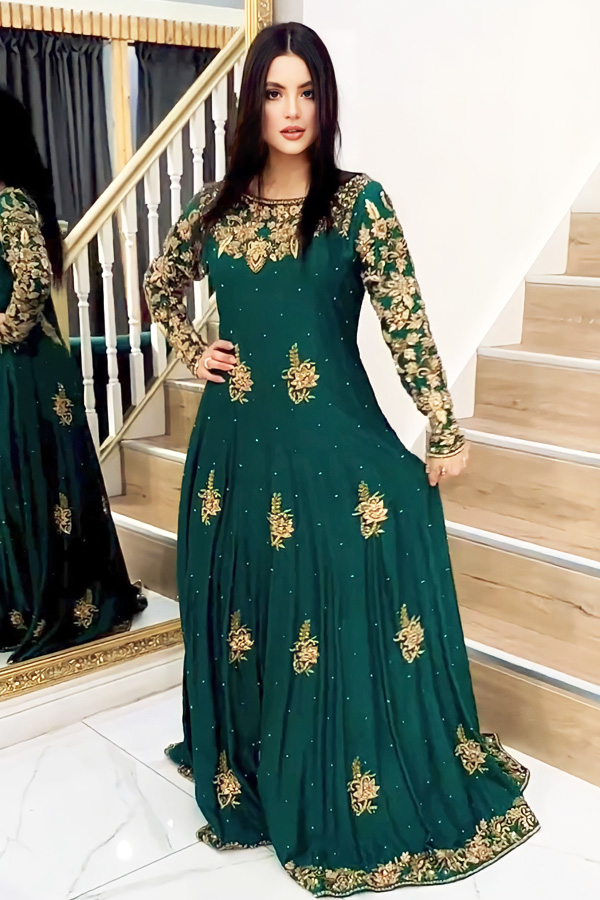 Designer Anarkali Gown With Dupatta For Women