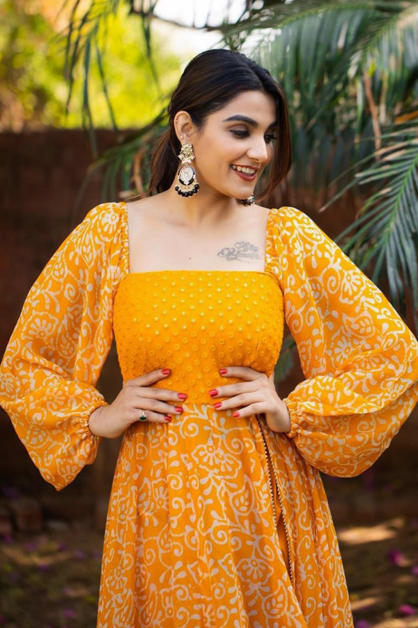 Yellow Gown For Haldi