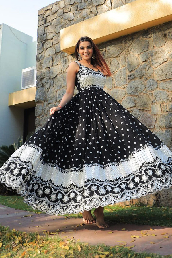 gown for girls party wear