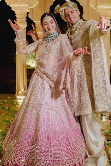 Kiara Advani's bridal lehengas