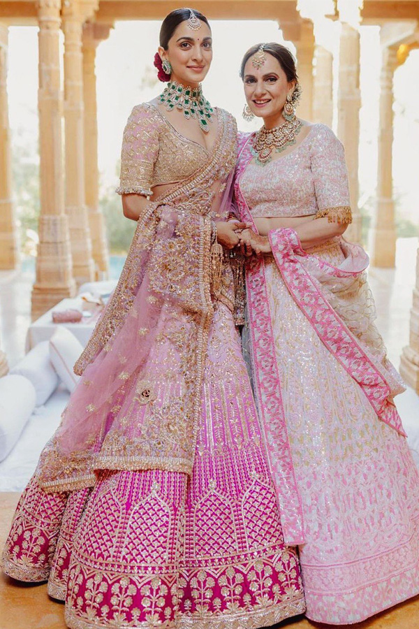 Kiara Advani's bridal lehengas