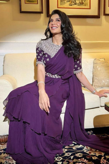 Designer Ruffle Saree Saree For Farewell