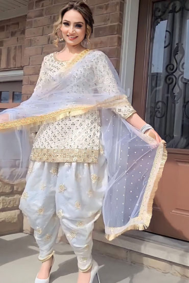 Party Wear Sharara Suit Design 2023 For Girls