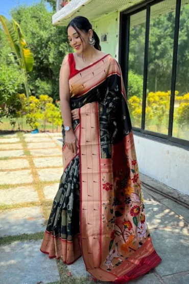 New Traditional Paithani Silk Saree