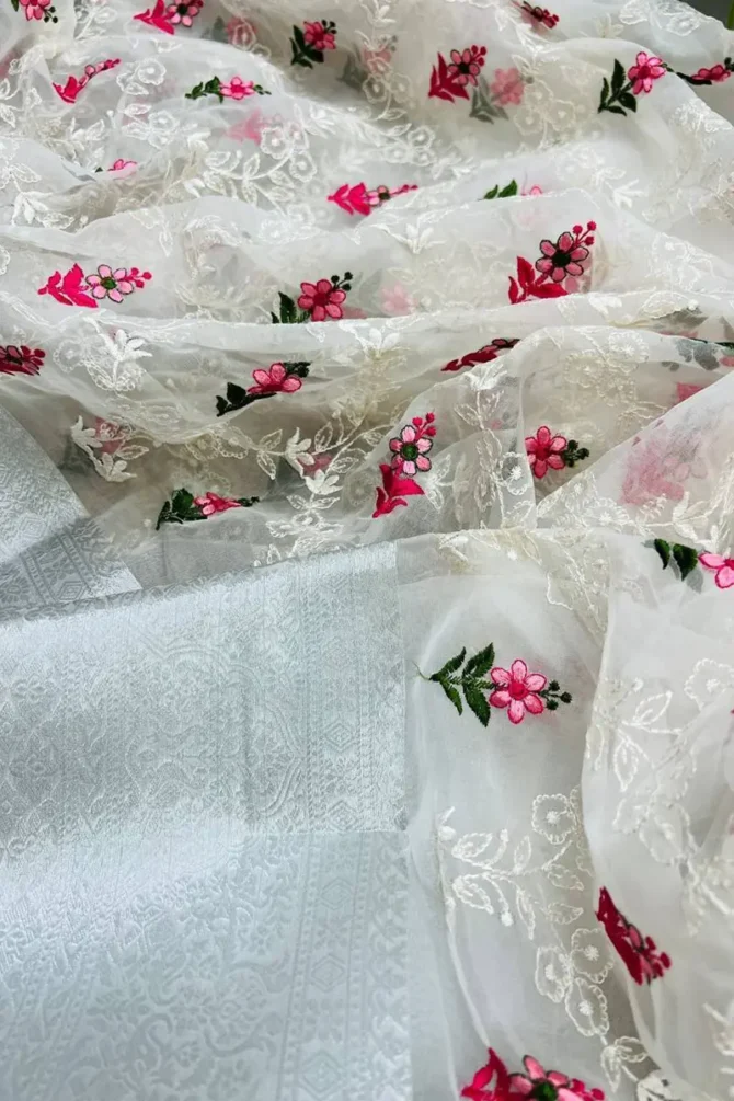 blouse designs for organza saree