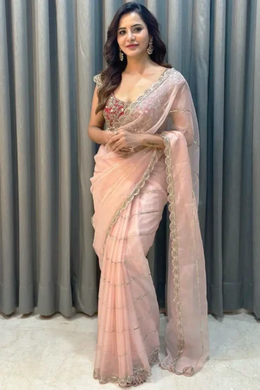 Which saree did you choose to wear for your 12th farewell party? - Quora