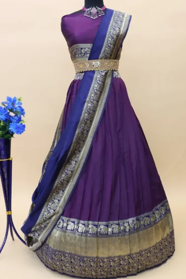 Purple color narayanpet sarees online