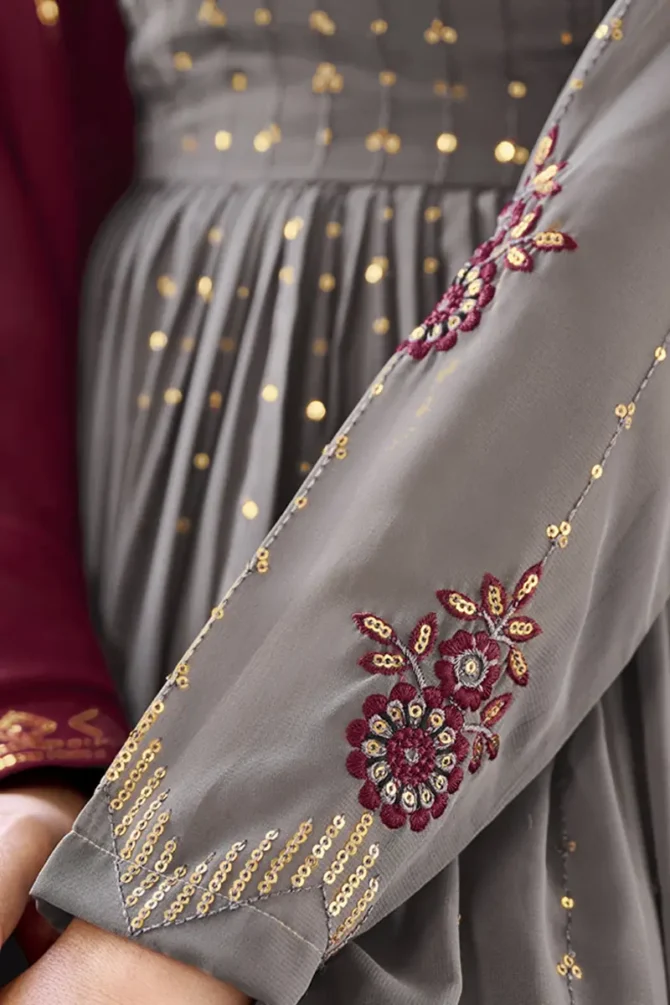 trendy modern sleeves design for kurti