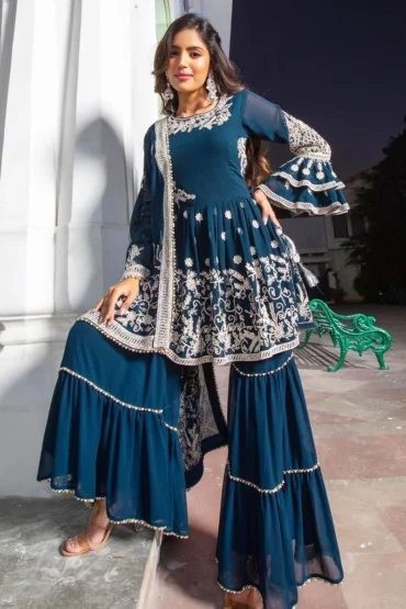 Party Wear Sharara Dresses For Girl