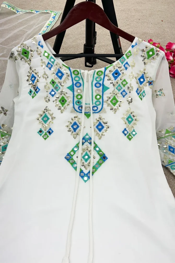 white sharara dress Anaya Designer Studio | Sarees, Gowns and Lehenga Choli