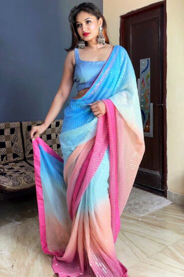Ready To Wear Saree For Farewell Party